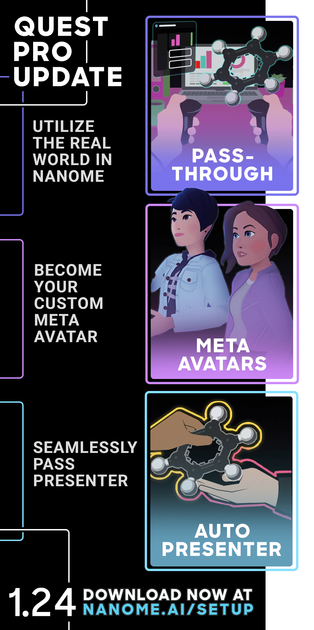 Nanome 1.24 Update Banner